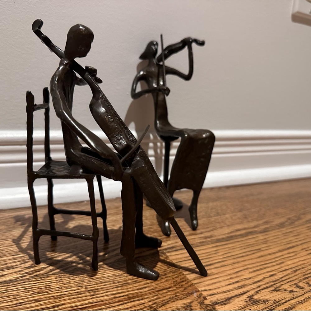 Heavy Hand Made Figurines Bundle of Two Figurines